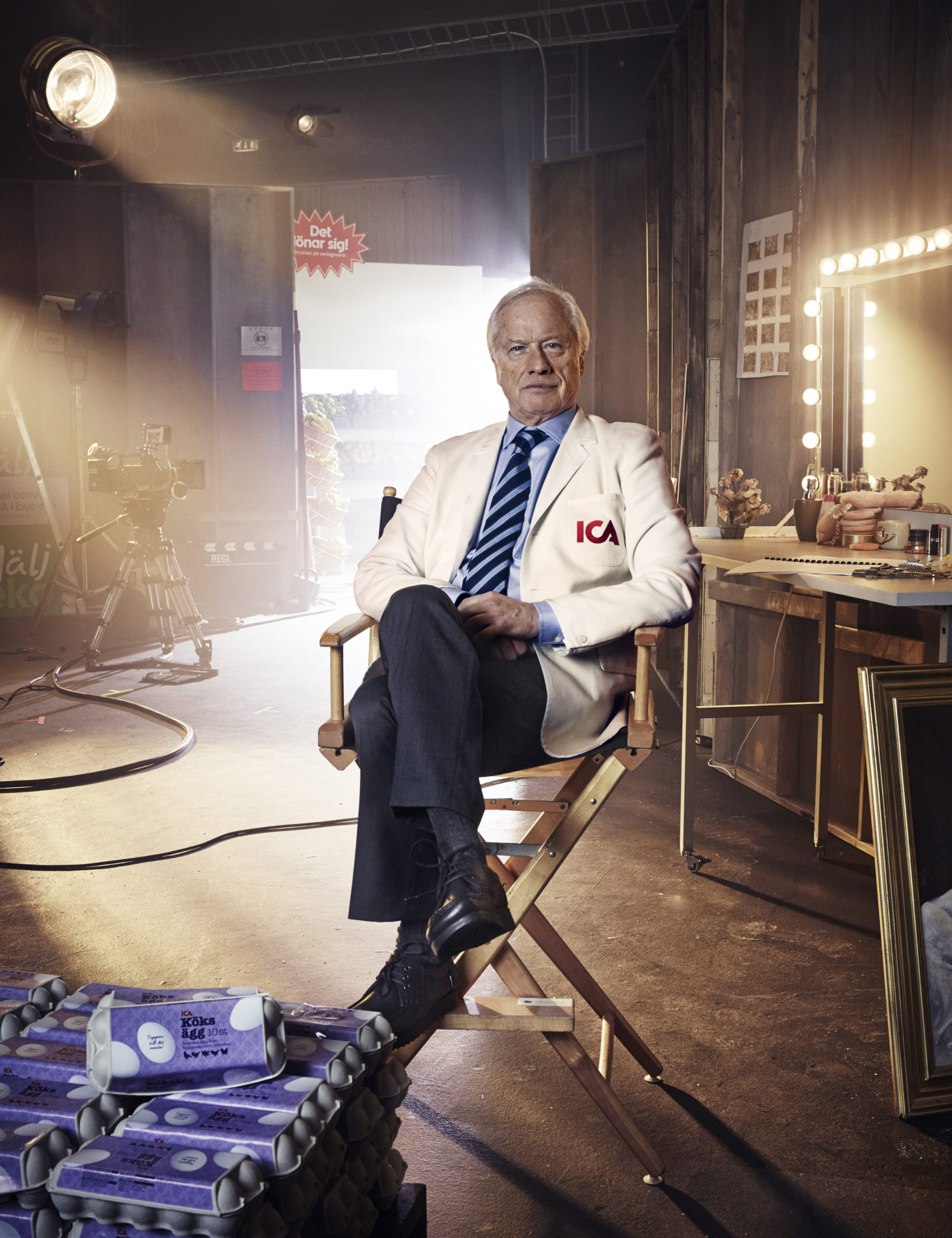 Loa Falkman axlade rollen som ICA-Stig utan protest från publiken. Foto: Peter Gehrke